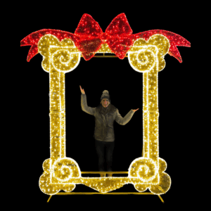 Holiday Gift Frame Sculpture